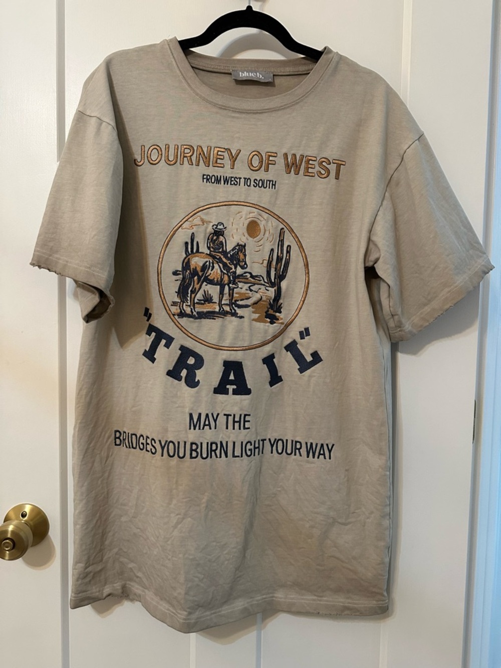 Western tee shirt dress from cavendars only worn once - styled for rodeo